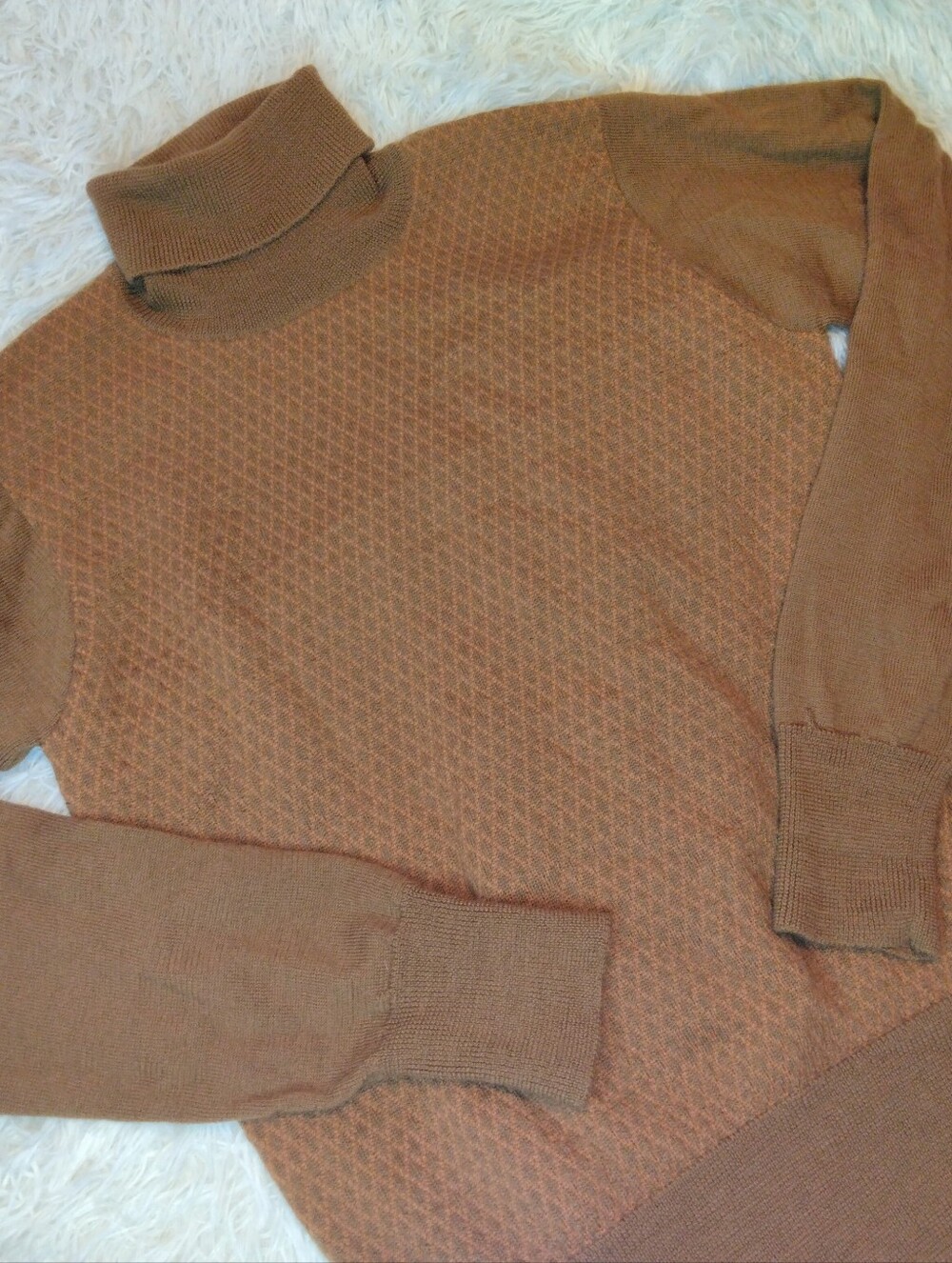 Club Monaco 100% Merino Wool Turtleneck Sweater Size M